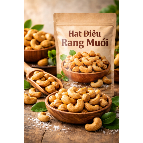 HẠT ĐIỀU RANG MUỐI